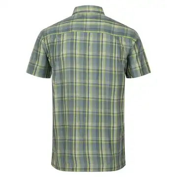Regatta Mens Mindano VII Short Sleeved Shirt | Ivy Moss Check