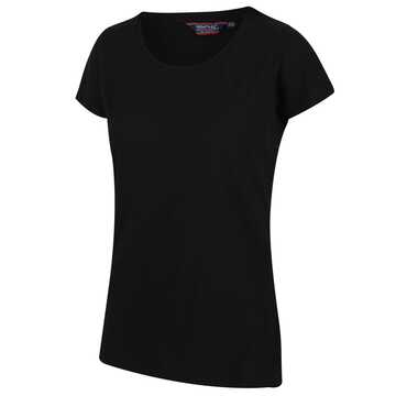 Regatta Womens Carlie Coolweave T-Shirt | Black