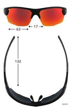 GOG GLAZE E357-2PR polarized mountain glasses with optical insert