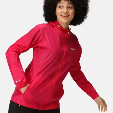 Regatta Womens Pack-It III Waterproof Jacket | Pink Potion