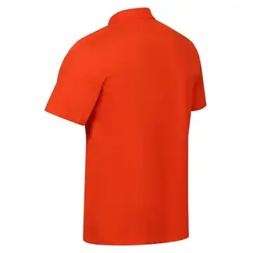Regatta Mens Sinton Lightweight Polo Shirt | Rusty Orange