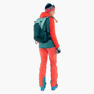 Dynafit Radical Down RDS Hooded Jacket Women - Hot Coral