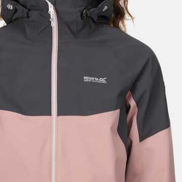 Regatta Womens Bosfield Waterproof Jacket - Dusky Rose Seal Grey