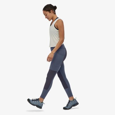 Patagonia Womens Pack Out Hike Tights - Smolder Blue