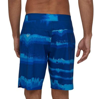 Patagonia Mens Stretch Hydroflow Boardshorts - 19" - Water Reflections: Superior Blue