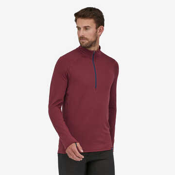 Patagonia Mens Capilene® Thermal Weight Zip-Neck - Sequoia Red
