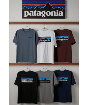 Patagonia Mens P-6 Logo Responsibili-Tee® - Black