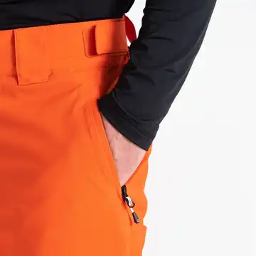 Dare 2b Mens Achieve II Recycled Ski Pants | Puffins Orange
