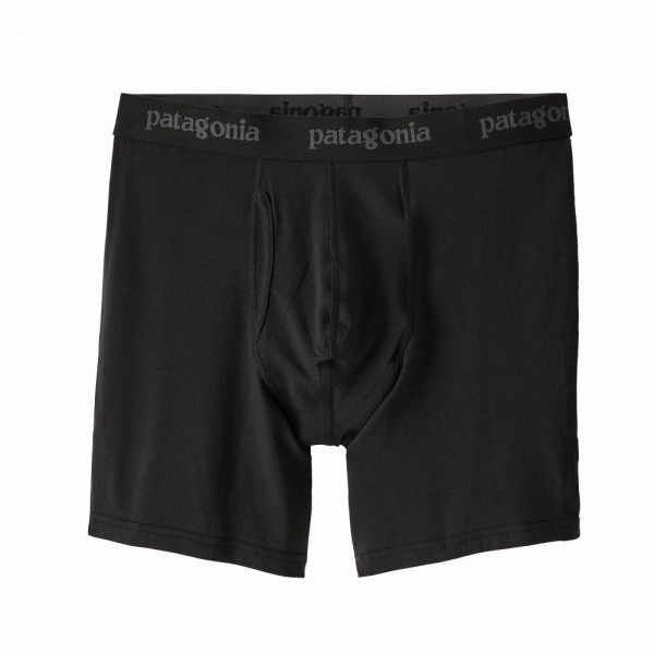 Patagonia - Mens Essential Boxer Briefs - 3" - Black