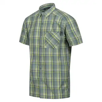 Regatta Mens Mindano VII Short Sleeved Shirt | Ivy Moss Check